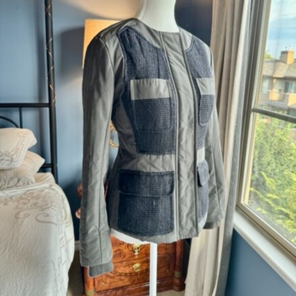 Alexander Wang Boucle Grey Winter Jacket - Picture 3 of 15